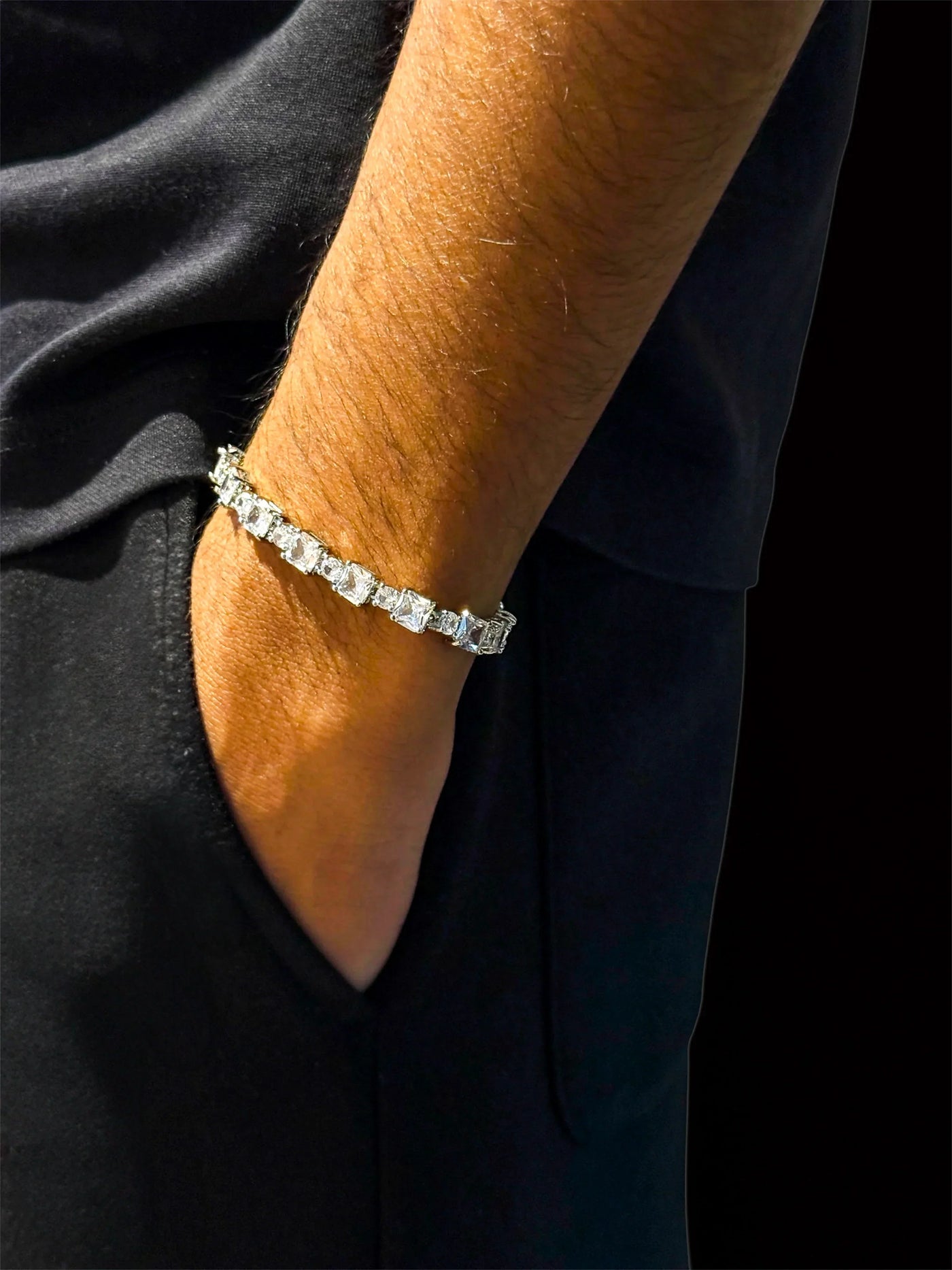 Cube Bracelet | Silver